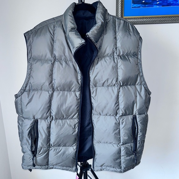 Gap vintage Men’s Reversible Down filled Zip Up skiing puffer Down fill size XXL - Picture 8 of 15